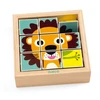 Image de Puzzle 9 cubes en bois : Tournanimo
