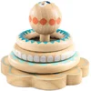 Image de Jeu d'anneaux en bois à empiler BabyHoopi