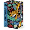 Image de Puzzle 50 pièces effet 3D : Le saut du tigre Djeco-DJ07031