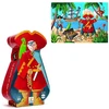 Image de Puzzle 36 pièces - Silhouette : Le pirate et son trésor Djeco-DJ07220