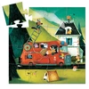 Image de Puzzle Silhouette 16 piÃ¨ces : Le camion de pompier