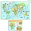 Image de Puzzle 100 piÃ¨ces - Poster et livret : Les animaux du monde