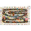 Image de Puzzle 54 pièces et poster : Rallye automobile Djeco-dj07564
