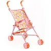 Image de Accessoire pour poupon Poméa 32 cm : Poussette Flowers - 51,5 cm Djeco-DJ07841