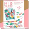 Image de Kit broderie collier trois rangs à créer : Flora Djeco-DJ07994