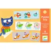 Image de 8 Puzzles trio : Drôles d'histoires Djeco-DJ08117