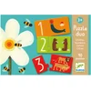 Image de Puzzle 10 x 2 pièces - Duo chiffres Djeco-DJ08151