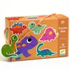 Image de Puzzle 10 x 2 Pièces Duo : Dinos Djeco-DJ08263