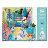 Image de Kit de coloriage 3D : Au sommet du monde Djeco-DJ08743