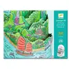 Image de Kit de coloriage 3D : Au sommet de mon île Djeco-DJ08744