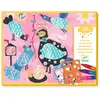 Image de Coloriage et pochoir : Piou piou & co Djeco-DJ08993
