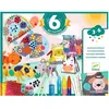 Image de 6 activités créatives : Les animaux et leurs maisons Djeco-DJ09293