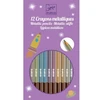 Image de 8 crayons mÃ©talliques
