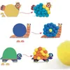 Image de Pompons à coller Animaux tout doux