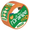 Image de Adhésif bâtiment l'orange® 6095 / multi-supports adhésif vinyle orange 6095 33 m x 75 mm orange 1 rouleau(x) de 33 mètre(s) linéaire 70 mm 33.00 m - b