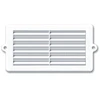 Image de Grilles à encastrer grille menuis. avec moustiq. 150 cm² 251 x 129 mm blanche 1 pièce(s) - autogyre