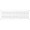 Image de Grilles en applique grille menuiserie extra-plate sans mousti. 337 x 131 blanche 1 pièce(s) - autogyre