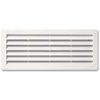 Image de Grilles à encastrer grille menuis. avec moustiq. 90 cm² 230 x 85 mm blanche 1 pièce(s) - autogyre