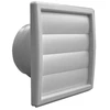 Image de Clapets extérieurs clapet extérieur à volets ø 100 à 130 mm blanc 1 pièce(s) - autogyre