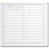 Image de Grilles en applique grille simple avec moustiquaire 260 x 240 mm blanche 1 pièce(s) - autogyre