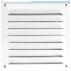 Image de Grilles métalliques à persiennes grille persiennes 50 x 180 mm alu blanc a/m 1 pièce(s) - autogyre
