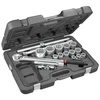 Image de Coffret cliquet-douilles 3/4'' 12 pans coffret cliquet-douilles 3/4'' 12 pans 1 coffret(s) de 18 pièce(s) - facom
