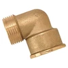 Image de Coudes 90° mâles/femelles - laiton coude laiton 90° à visser mf26/34 1 pièce(s) laiton 26/34 (1") mâle / femelle 90° coude - boutte
