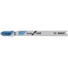 Image de Lames de scie sauteuse métal lame scie sauteuse t318b acier, alliage, aluminium / métaux non-ferreux hss 1 étui(s) de 5 pièce(s) 2 mm t318b 132 mm - b