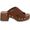 Image de Mules à talon femme Les Tropeziennes par M.Belarbi Pipa Marron 38 C330889PIPA