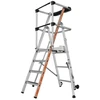 Image de Plate-forme raptor - garde-corps sangles 4 1 pièce(s) plate-forme raptor  4 marches garde-corps sangles 2.94 m roulante 150 kg 0.94 m 18.5 kg - tubesc