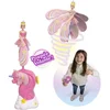 Image de Sky dancers Poupée volante licorne Rainbow rose