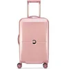 Image de Valise trolley cabine 4 doubles roues Delsey Turenne 55 cm Rose TU 00162180109