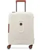 Image de Valise cabine slim 4 doubles roues Delsey Moncey Mr Blanc 36 L 00384480315MR