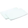 Image de Lot de 2 draps housses nouveau-né blancs pour matelas de lit de voyage 3 en 1 Swift