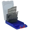 Image de Coffrets forets métaux hss pointe en croix acier cylindrique 1 coffret(s) de 19 pièce(s) coffret 19 forets  ø 1 à 10 mm 1 - 10 mm - tivoly