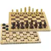 Image de Jeux de dames et d'échecs en bois Jeujura-66430