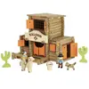 Image de Saloon Far West en bois : 170 pièces Jeujura-8067
