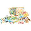 Image de Coffret jeux de société en bois : 150 règles - Pions bois Jeujura-8124