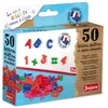 Image de Coffret 50 lettres majuscules, chiffres et signes aimantés