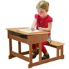Image de Bureau à l'ancienne avec casier de rangement JB-Bois-544445