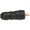 Image de Fiche mâle 2p+t 16a étanche ip44 fiche mâle caoutchouc connexion automatique noir 1 pièce(s) mâle 2p+t connexion automatique 250 v 16 a - legrand