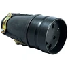 Image de Fiche et prolongateur 3p+t 20 a prolongateur caoutchouc 3p+t à sortie droite noir 1 pièce(s) femelle 3p+t sortie droite 250 v 20 a - legrand