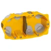 Image de Boîte d'encastrement batibox energy plaque de plâtre 1 pièce(s) boîte d'encastrement batibox energy 2 postes 4 modules 2 plâtre 40 mm 67 mm - legrand