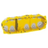 Image de Boîte d'encastrement batibox energy plaque de plâtre 1 pièce(s) boîte d'encastrement batibox energy 3 postes 6 modules 3 plâtre 40 mm 67 mm - legrand