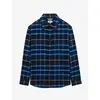 Image de Chemise à carreaux manches longues Aigle Bleu L BL071
