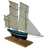 Image de Maquette bateau en bois : Bisquine de Cancale Le Pétrel 1908 Soclaine-LP1010