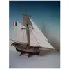 Image de Maquette bateau en bois : Côtre Armé 1815 Faucon Soclaine-FC1060