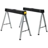 Image de Paire de tréteaux pliables compacts paire de tréteaux pliables compacts 1 paire(s) aluminium 340 kg 758 mm 1017 mm 125 mm - stanley