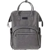 Image de Sac à dos à langer gris