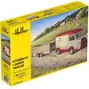Image de Maquette camionnette et remorque : Citroen HY + Goods Trailer Heller-50331